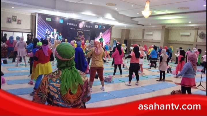 Pound Party Colour Fun Spesial Ulang Tahun dr. Cici Yunika, Diikuti Ratusan Peserta Olahraga