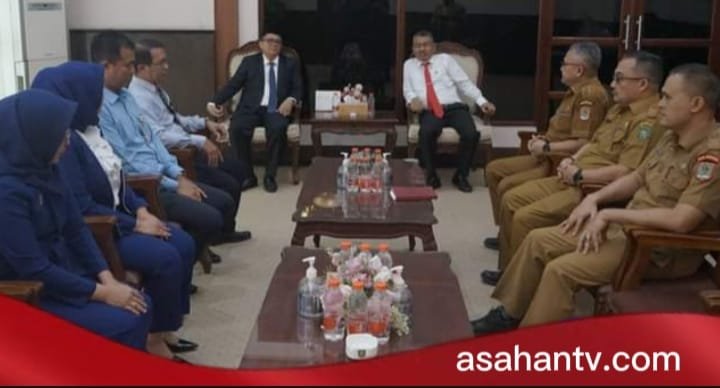 Pjs Bupati Asahan Sambut Kunjungan Pimpinan PT Bank Sumut Cabang Kisaran