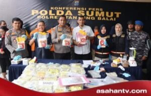 Polres Tanjungbalai Ungkap Kasus Narkotika dan Pemusnahan Barang Sitaan