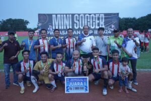 Wakil Bupati Tutup Mini Soccer Piala PWI Asahan Cup II Tribute Nurkarim Nehe