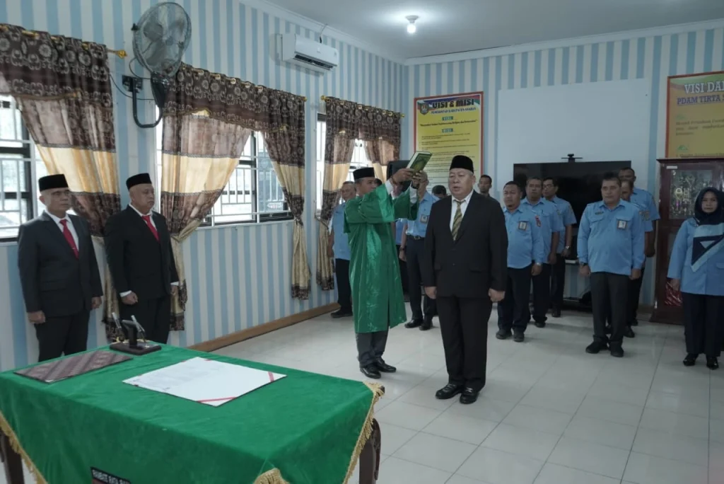 Resmi Dilantik Zainal Aripin Sinaga Sebagai Dewan Pengawas PDAM Tirta Silau Piasa Kab. Asahan