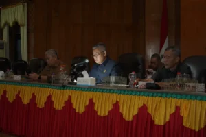 Rapat Paripurna DPRD Asahan Pengumuman Usulan Penetapan Pemberhentian Bupati dan Wakil Bupati Asahan