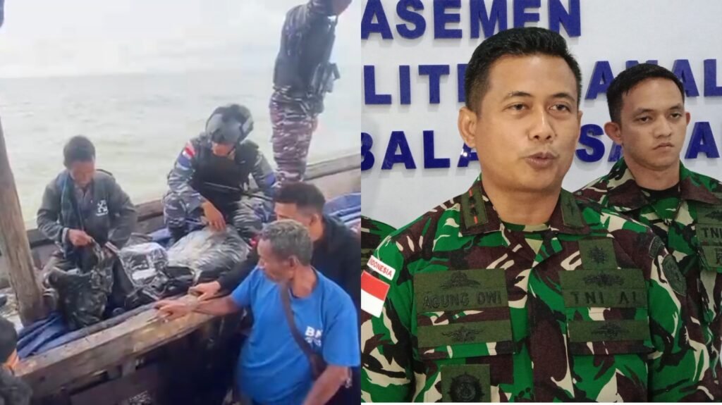 TNI AL Lanal TBA Amankan 83 PMI Non Prosedural dari Malaysia di Perairan Asahan