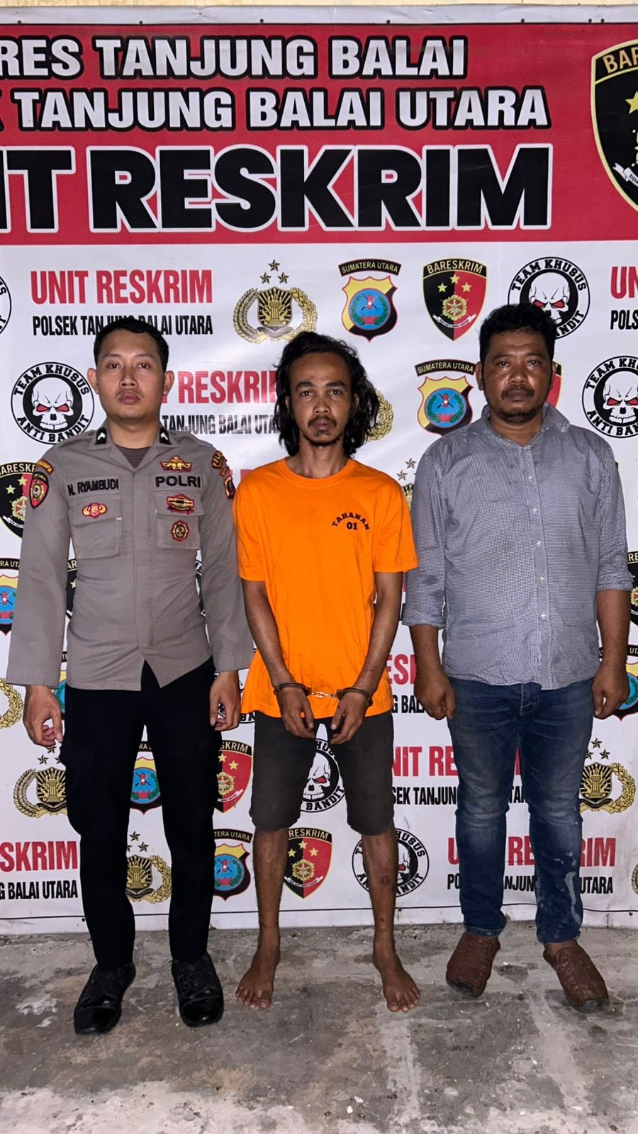 Bongkar Rumah Warga, Pelaku Pencurian Ditangkap Reskrim Polsek Tanjung Balai Utara