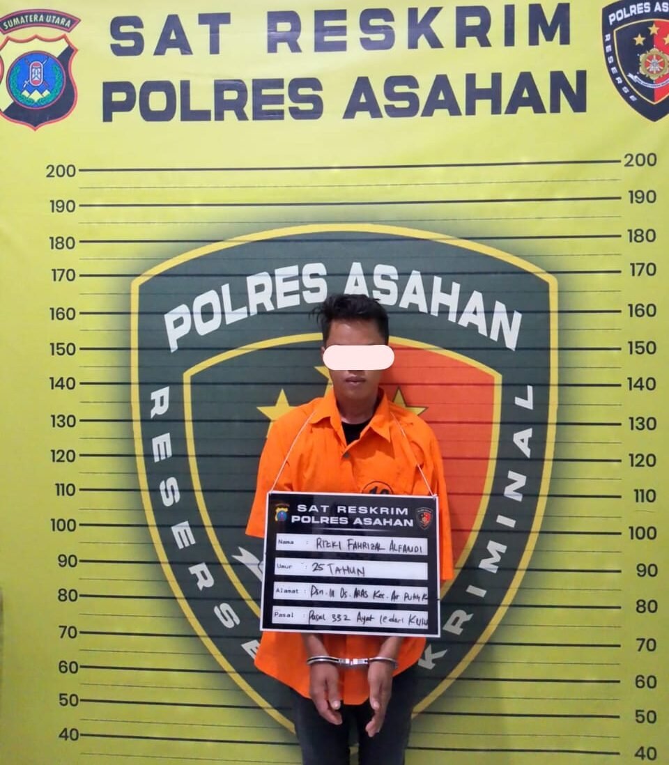 Diduga Melarikan Seorang Gadis Dibawah Umur, Satreskrim Polres Asahan Amankan Pelaku