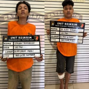 Terekam CCTV Dua Pelaku Curanmor Ditangkap, Satu Diantaranya Diberikan Tindakan Tegas