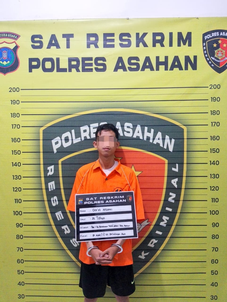 Pelaku Persetubuhan Terhadap Anak di Teluk Dalam Ditangkap Polisi