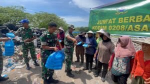 Dandim 0208 Asahan Gelar Jumat Berbagi Bersama Masyarakat, Dalam Rangka Bakti Teritorial Prima