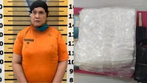 Satres Narkoba Polres Tebing Tinggi Tangkap Seorang Wanita asal Sibolga, Polisi Sita 1,06 Kg Sabu