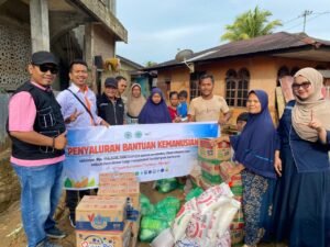 LAZISMU Asahan Salurkan Bantuan Rp116 Juta Kepada Warga Terdampak Bencana di Sumatera