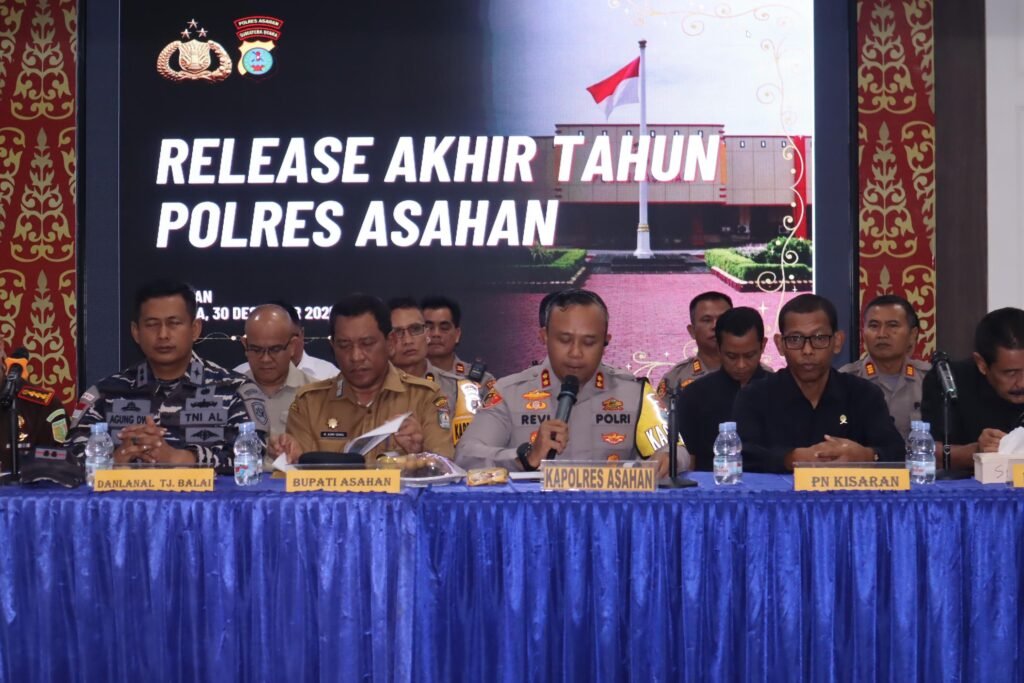 Polres Asahan Gelar Konferensi Pers Akhir Tahun 2025 dengan Mengungkap Sebanyak 2.108 Kasus