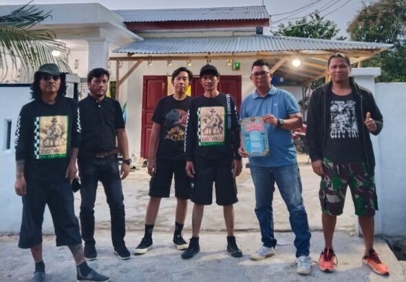 Panitia Harmoni Sebarkan Brosur Festival Band Pelajar dan Pemula, Tunjukkan Bakat Diatas Panggung