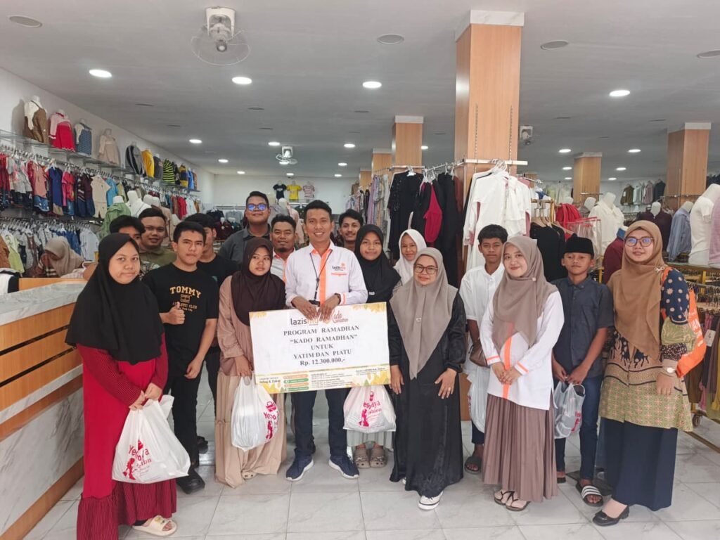 Sambut Lebaran 116 Anak Yatim Belanja Kebutuhan Ramadhan Bersama Lazimu Asahan
