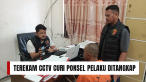 Polisi Tangkap Pelaku Pencurian 2 Unit Ponsel, Saat Beraksi Terekam CCTV