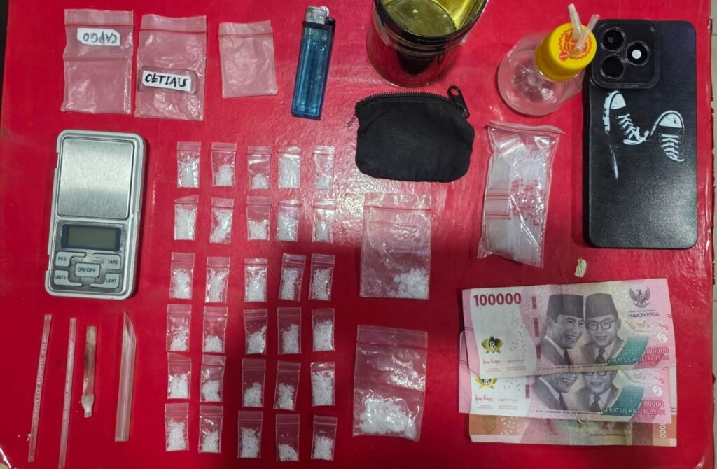 Miliki Sabu 9,95 Gram Seorang Pria di Sei Dadap Diamankan Satres Narkoba Polres Asahan